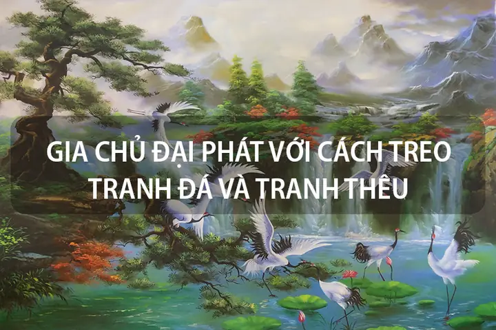 Hướng Dẫn Chi Tiết Cách Treo Tranh Đính Đá An Toàn Và Bền Đẹp