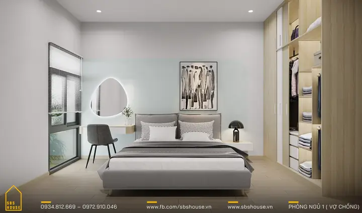 Màu Sắc Phong Thủy: Lựa Chọn Màu Sơn Phòng Ngủ Cho Người Mệnh Thủy