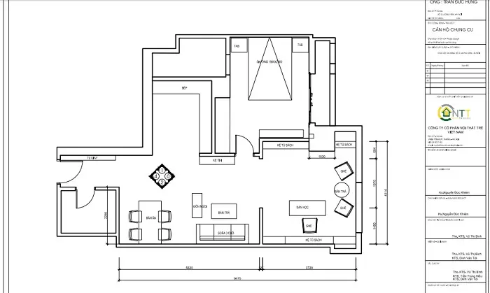 Top 7 Mẫu Thiết Kế Nhà Chung Cư 2 Phòng Ngủ Đẹp, Tối Ưu Công Năng Cho Mọi Diện Tích