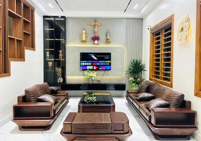 Các Mẫu Thiết Kế Bàn Thờ Trong Phòng Khách Chung Cư Hợp Phong Thủy