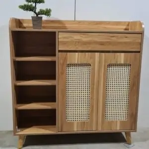 Top 5 Tủ Giày Dép Gỗ Tự Nhiên Giá Rẻ, Bền Đẹp Cho Mọi Nhà